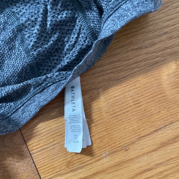 COPY - Athleta gray short sleeve athletic shirt - Picture 3 of 3
